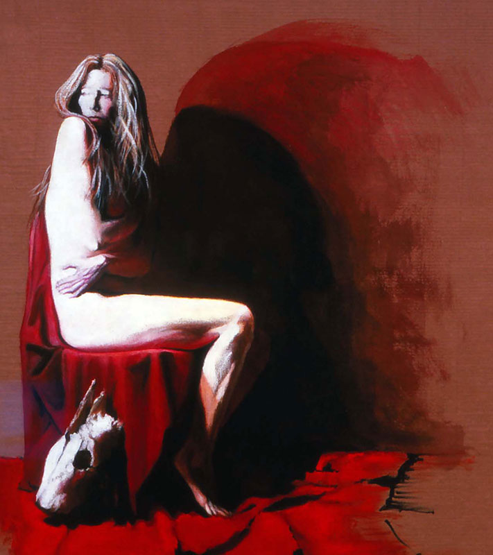"Mystery Series (Study)," 1987, oil on canvas.